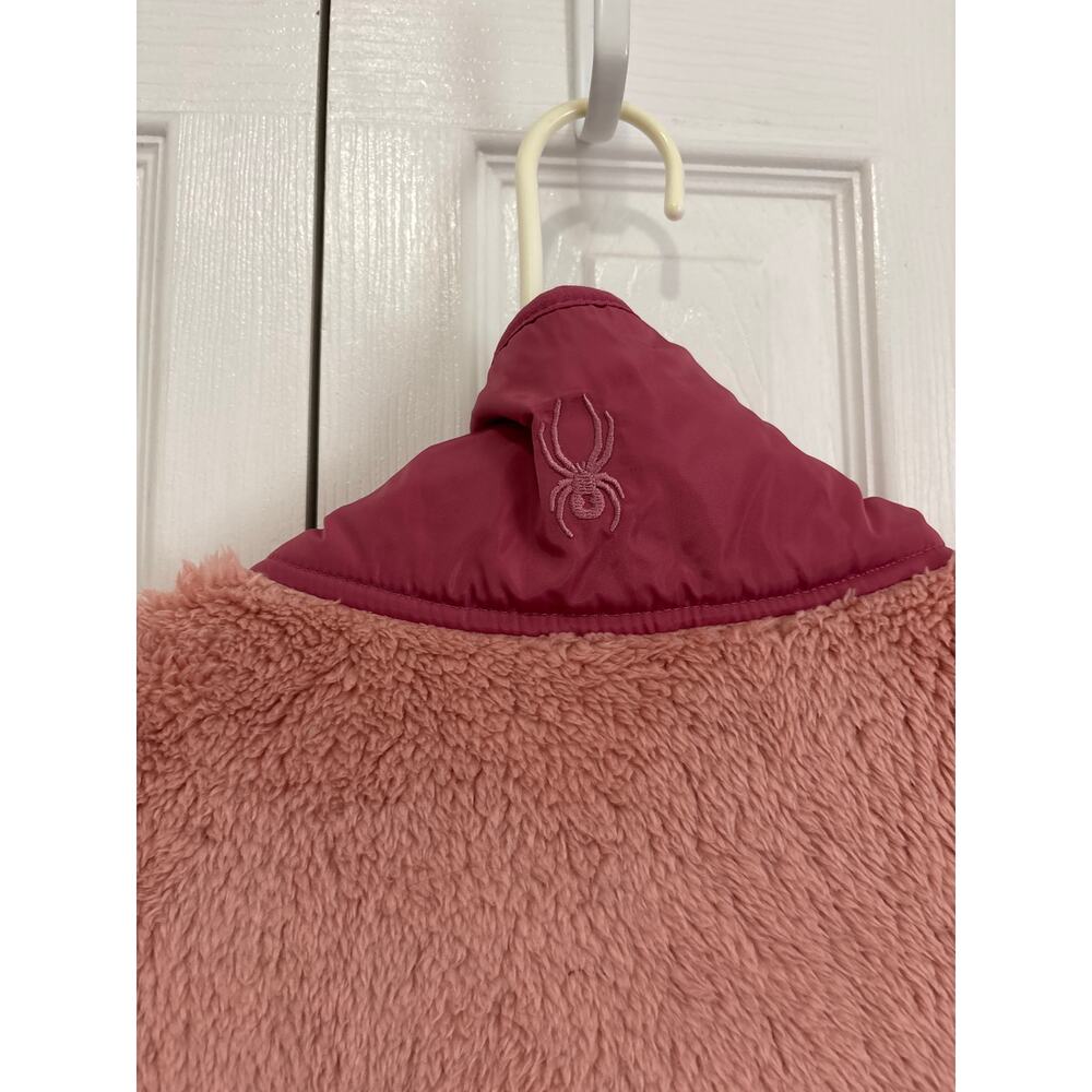 Spyder NWT Pink Cozy Soft Fleece Half Snap Pullover Size Small - Picture 5 of 8